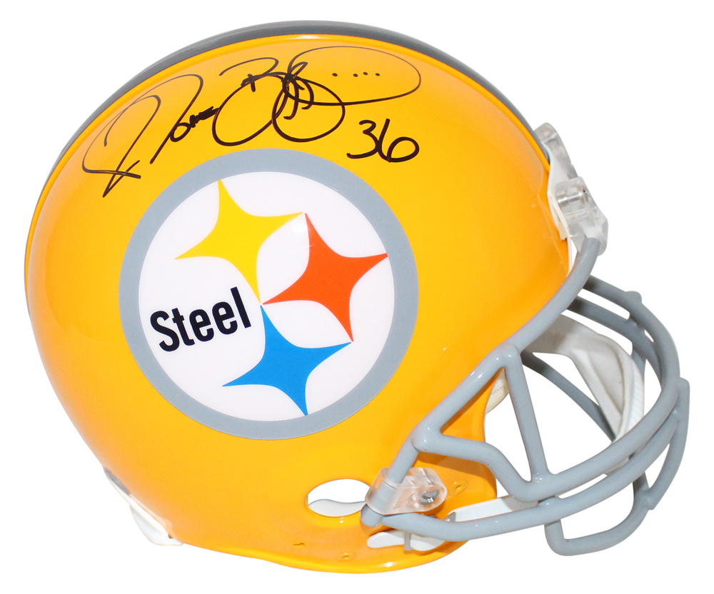 Jerome Bettis Autographed Pittsburgh Steelers Authentic Gold Helmet BAS