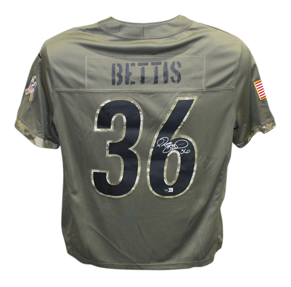 Jerome Bettis Signed Pittsburgh Steelers Salute Jersey XL Beckett