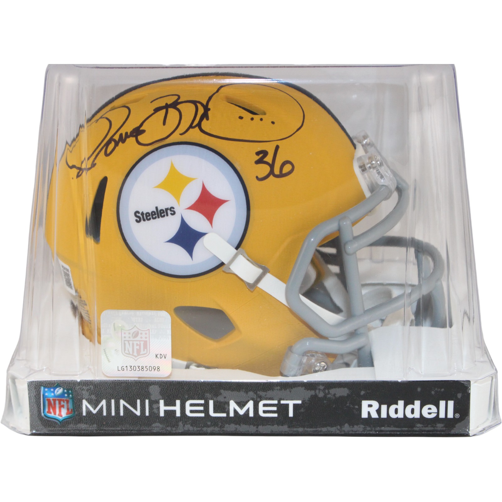 Jerome Bettis Autographed Pittsburgh Steelers 25 Alt Mini Helmet Beckett 54084 5 Jerome Bettis Autographed Pittsburgh Steelers 25 Alt Mini Helmet Beckett 54084