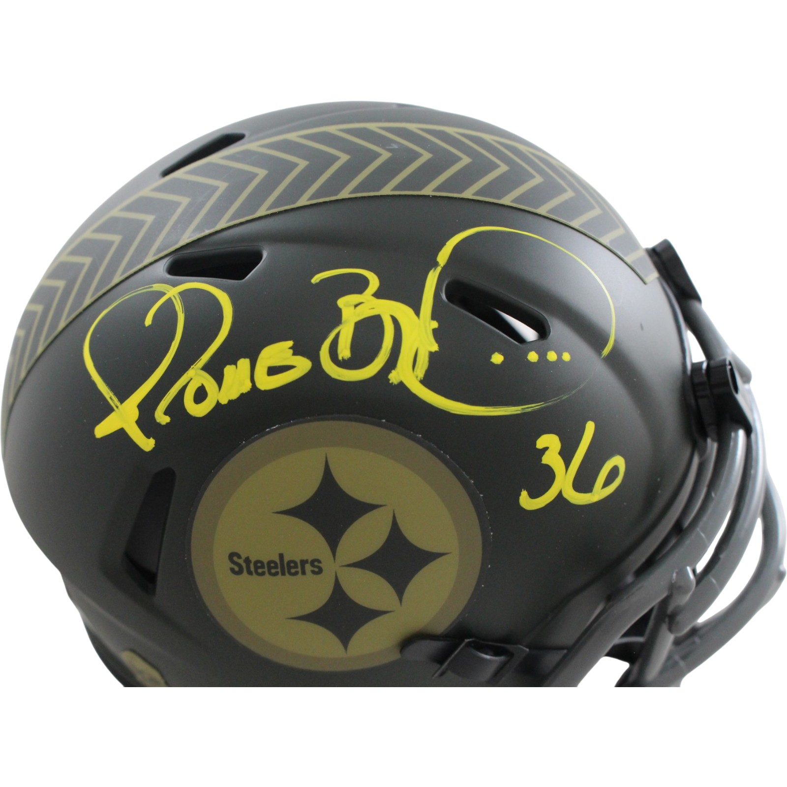 Jerome Bettis Signed Pittsburgh Steelers 2025 STS Mini Helmet Beckett WIT 57541