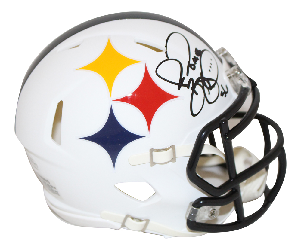 Jerome Bettis Autographed Pittsburgh Steelers AMP Mini Helmet BAS 28146