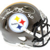 Jerome Bettis Autographed Pittsburgh Steelers Chrome Mini Helmet JSA 25432