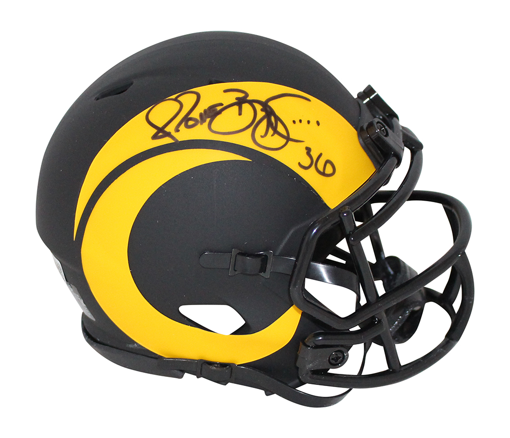 Jerome Bettis Autographed Pittsburgh Steelers Eclipse Mini Helmet BAS