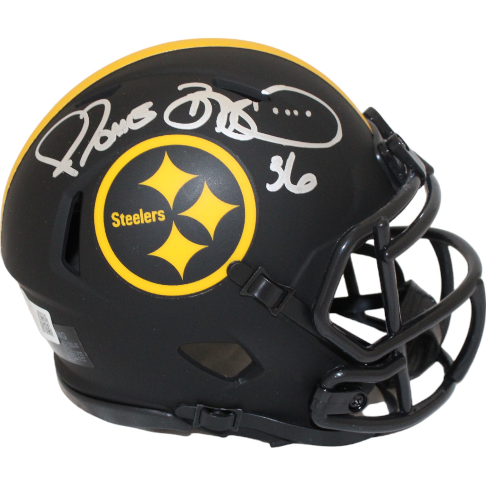 Jerome Bettis Signed Pittsburgh Steelers Eclipse Mini Helmet Beckett