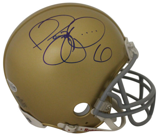 Jerome Bettis Autographed Notre Dame Fighting Irish Mini Helmet BAS 27157