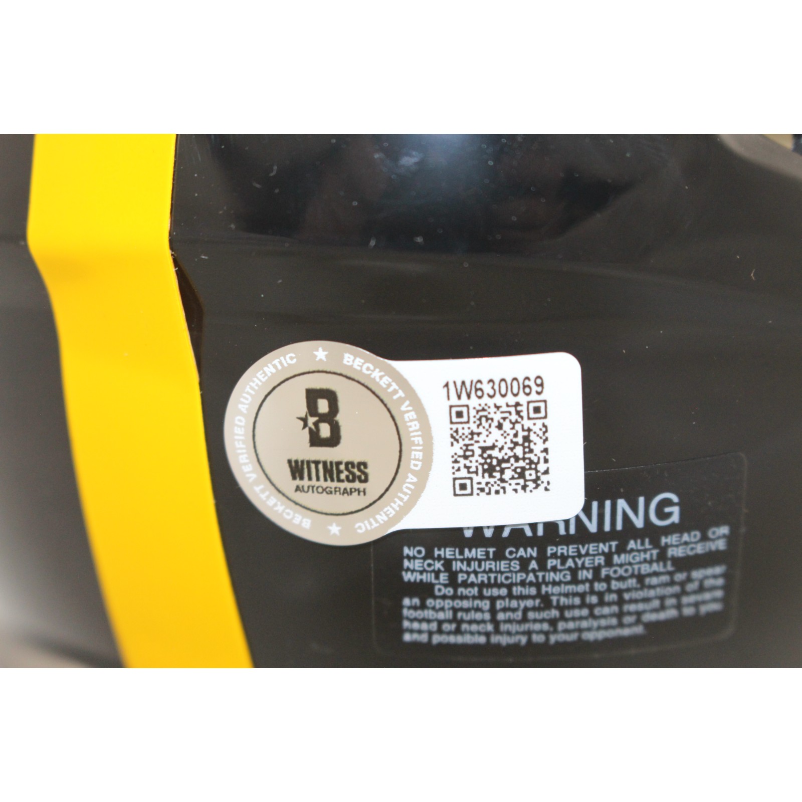 Jerome Bettis Autographed Pittsburgh Steelers Mini Helmet Beckett Witness 51638 4 Jerome Bettis Autographed Pittsburgh Steelers Mini Helmet Beckett Witness 51638