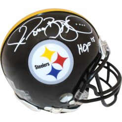 Jerome Bettis Signed Pittsburgh Steelers VSR4 Mini Helmet HOF Beckett W 51765