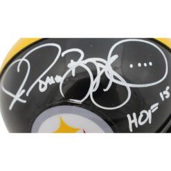 Jerome Bettis Signed Pittsburgh Steelers VSR4 Mini Helmet HOF Beckett W 51765