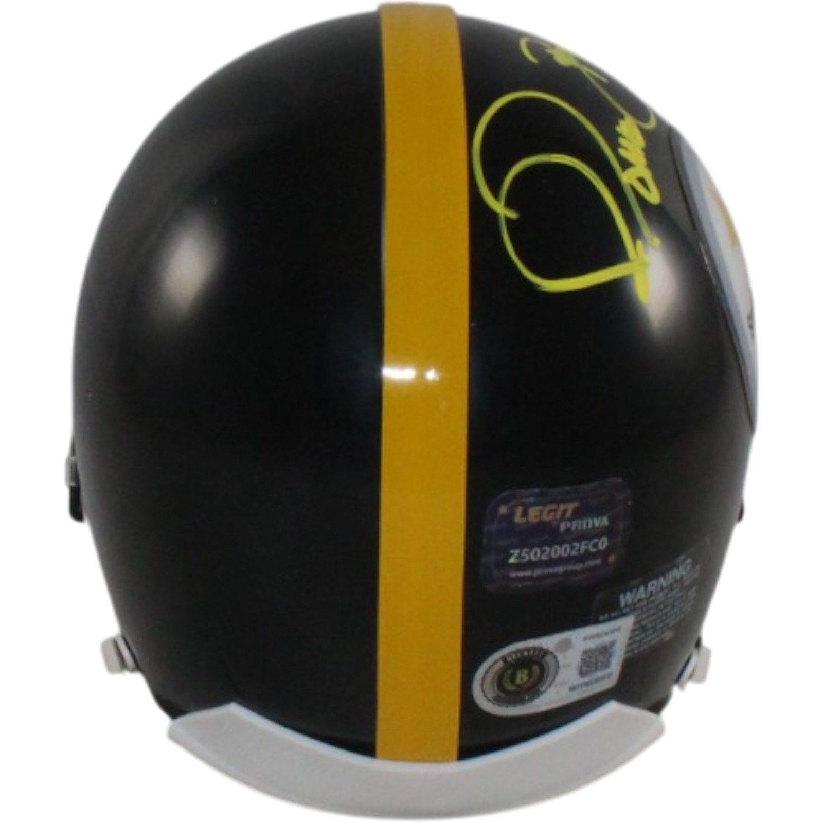 Jerome Bettis Signed Pittsburgh Steelers VSR4 Mini Helmet HOF Beckett WIT 57544 4 Jerome Bettis Signed Pittsburgh Steelers VSR4 Mini Helmet HOF Beckett WIT 57544