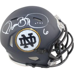 Jerome Bettis Signed Notre Dame Fighting Irish Yankees Mini Helmet Beckett 51768