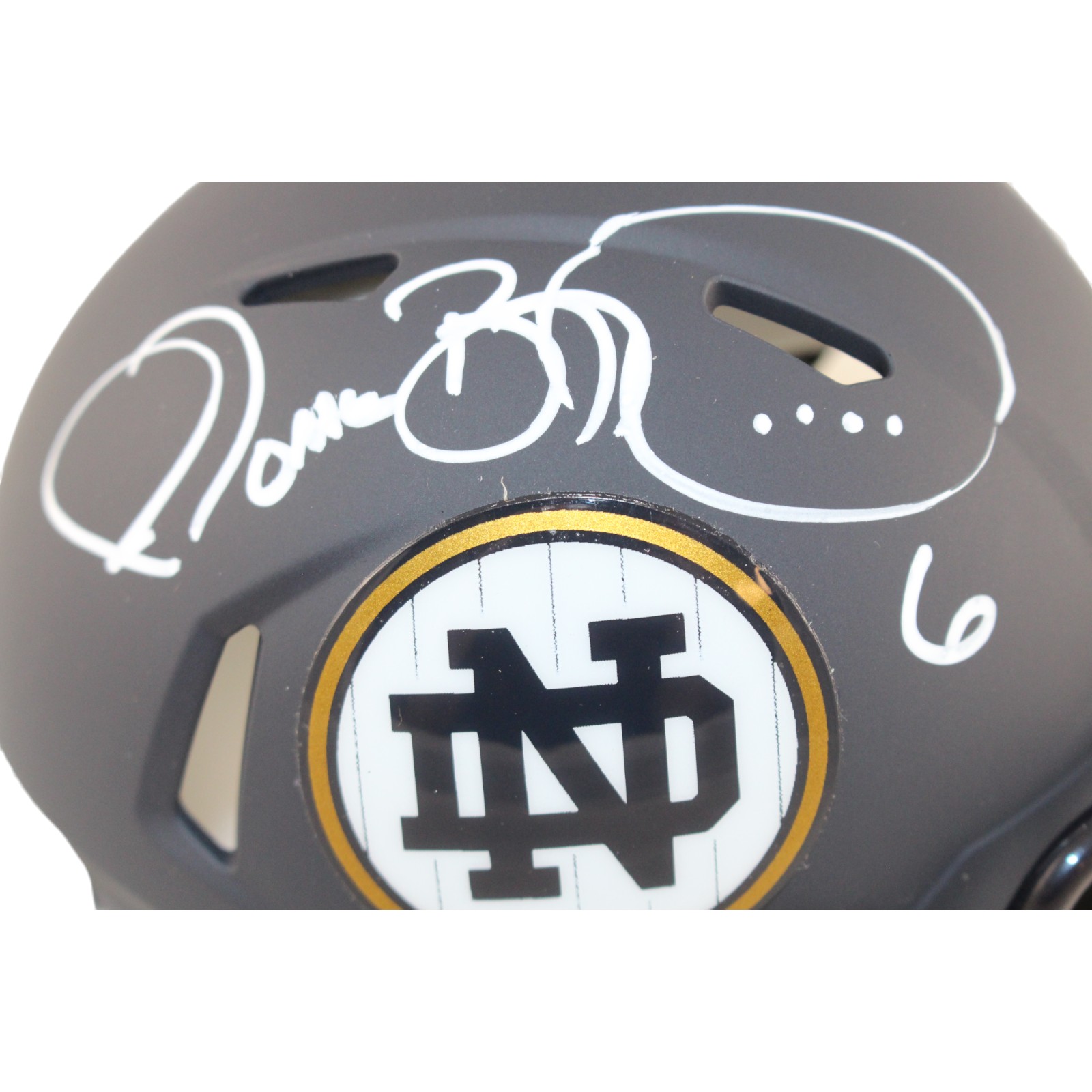 Jerome Bettis Signed Notre Dame Fighting Irish Yankees Mini Helmet Beckett 51768 2 Jerome Bettis Signed Notre Dame Fighting Irish Yankees Mini Helmet Beckett 51768
