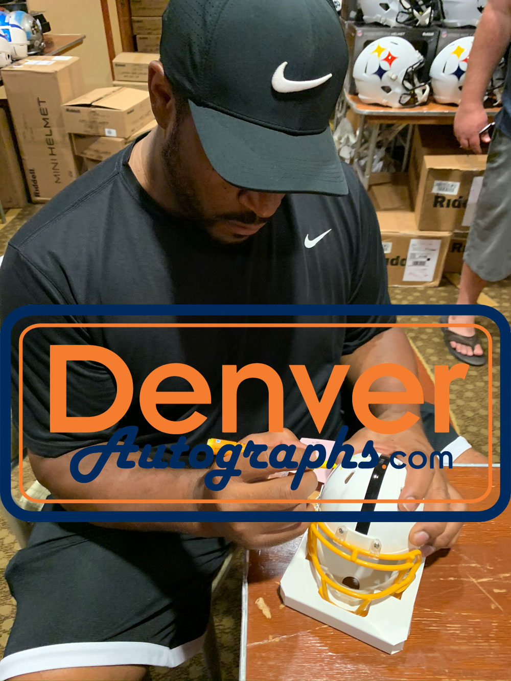 Jerome Bettis Autographed Pittsburgh Steelers AMP Mini Helmet BAS 28146