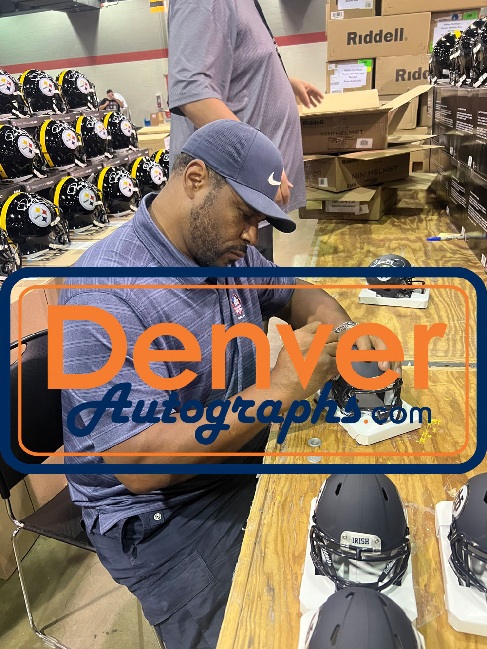 Jerome Bettis Signed Notre Dame Fighting Irish Yankees Mini Helmet Beckett 51768 6 Jerome Bettis Signed Notre Dame Fighting Irish Yankees Mini Helmet Beckett 51768