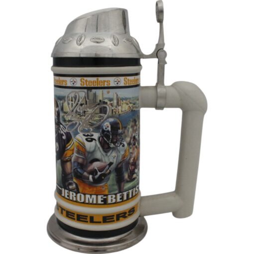 Jerome Bettis Pittsburgh Steelers Danbury Mint Collector Stein 36824
