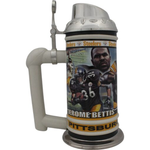 Jerome Bettis Pittsburgh Steelers Danbury Mint Collector Stein 36824