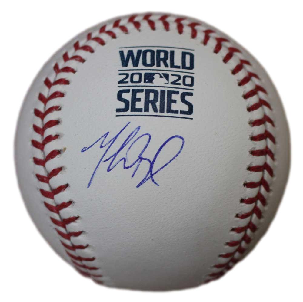 Mookie Betts Signed Los Angeles Dodgers 2020 World Series Baseball FAN 29958