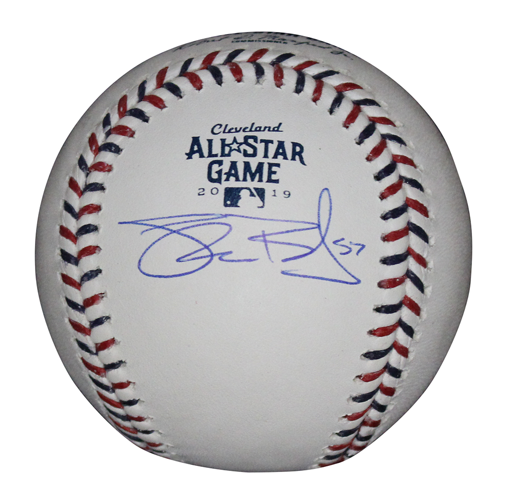 Shane Bieber Signed Cleveland Indians 2019 All Star Game Baseball BAS 32570