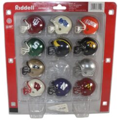 Big Ten Football Riddell Pocket Size Helmet Set Pre-2011 No Penn State 55960