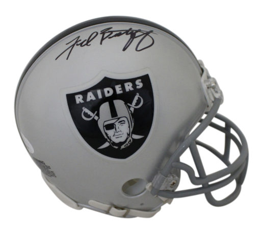 Fred Biletnikoff Autographed Oakland Raiders Mini Helmet JSA 24529