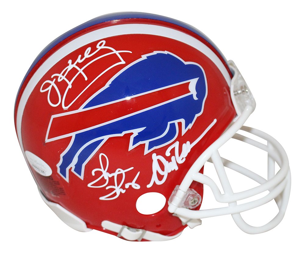 Jim Kelly Thomas & Reed Autographed/Signed Buffalo Bills Mini Helmet JSA 28291