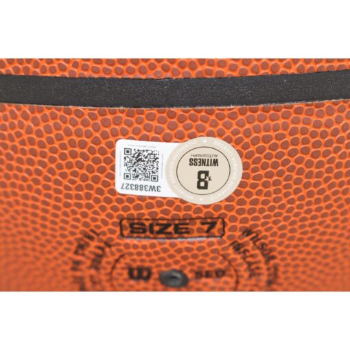 Chauncey Billups Signed Denver Nuggets Logo Basketball Beckett Witness 51589
