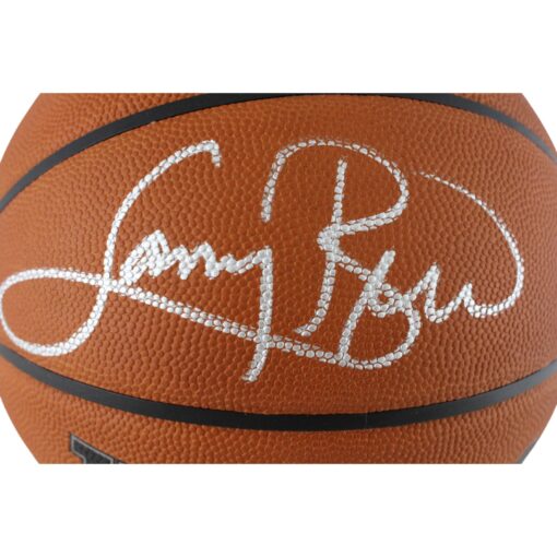 Larry Bird Autographed Boston Celtics Wilson Basketball Beckett Witness 50250
