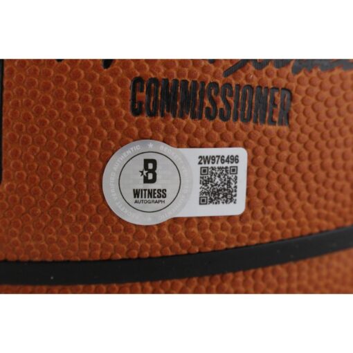 Larry Bird Autographed Boston Celtics Wilson Basketball Beckett Witness 50250
