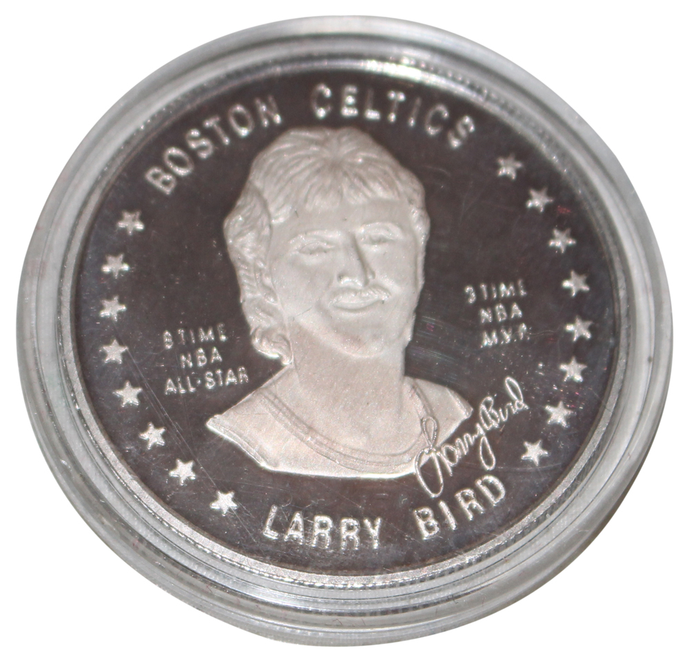 Larry Bird Boston Celtics Limited Edition Silver Coin 32269