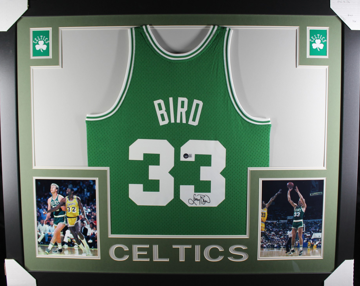 Autographed Larry Bird Jersey - Mitchell Ness BAS