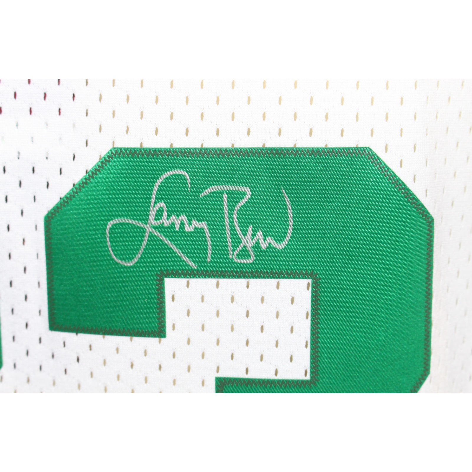 Larry Bird Autographed/Signed Boston Celtics M&N White Jersey Beckett