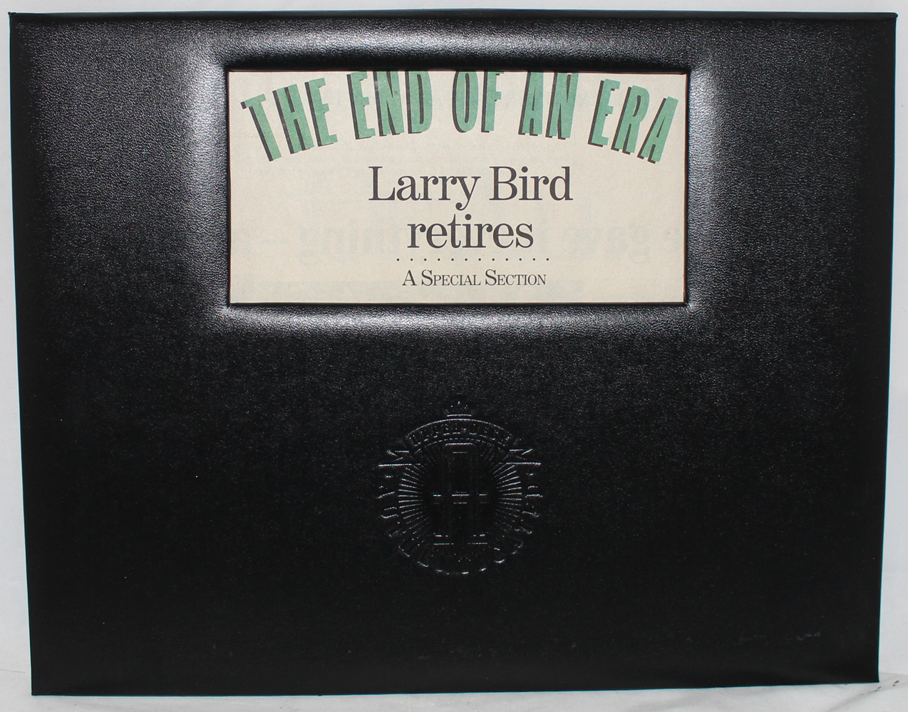 Larry Bird Boston Celtics Larry Bird Retires Special Edition Newspaper Book