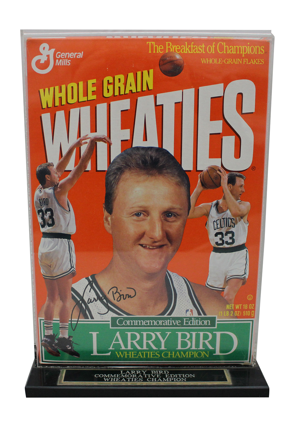 Larry Bird Boston Celtics Wheaties Box Commemorative Edition With Case