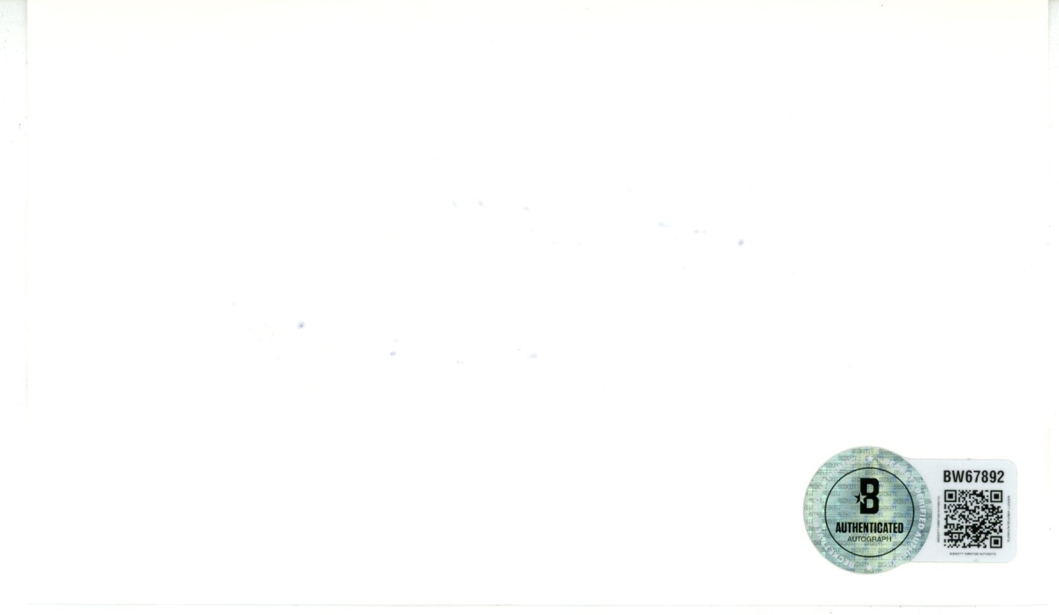Joe Black Autographed Brooklyn Dodgers Index Card w/Good Luck Beckett 56541 2 Joe Black Autographed Brooklyn Dodgers Index Card w/Good Luck Beckett 56541