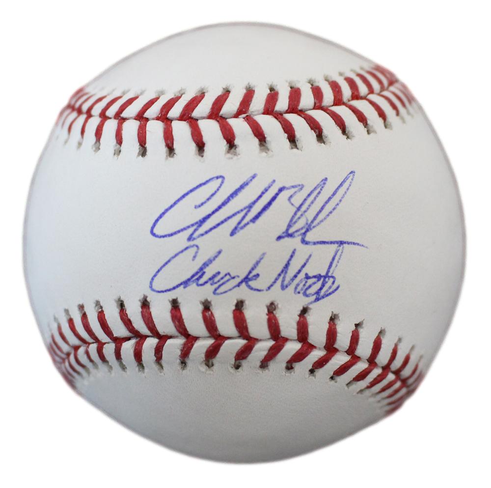 Charlie Blackmon Signed Colorado Rockies OML Baseball Chuck Nazty MLB 24383