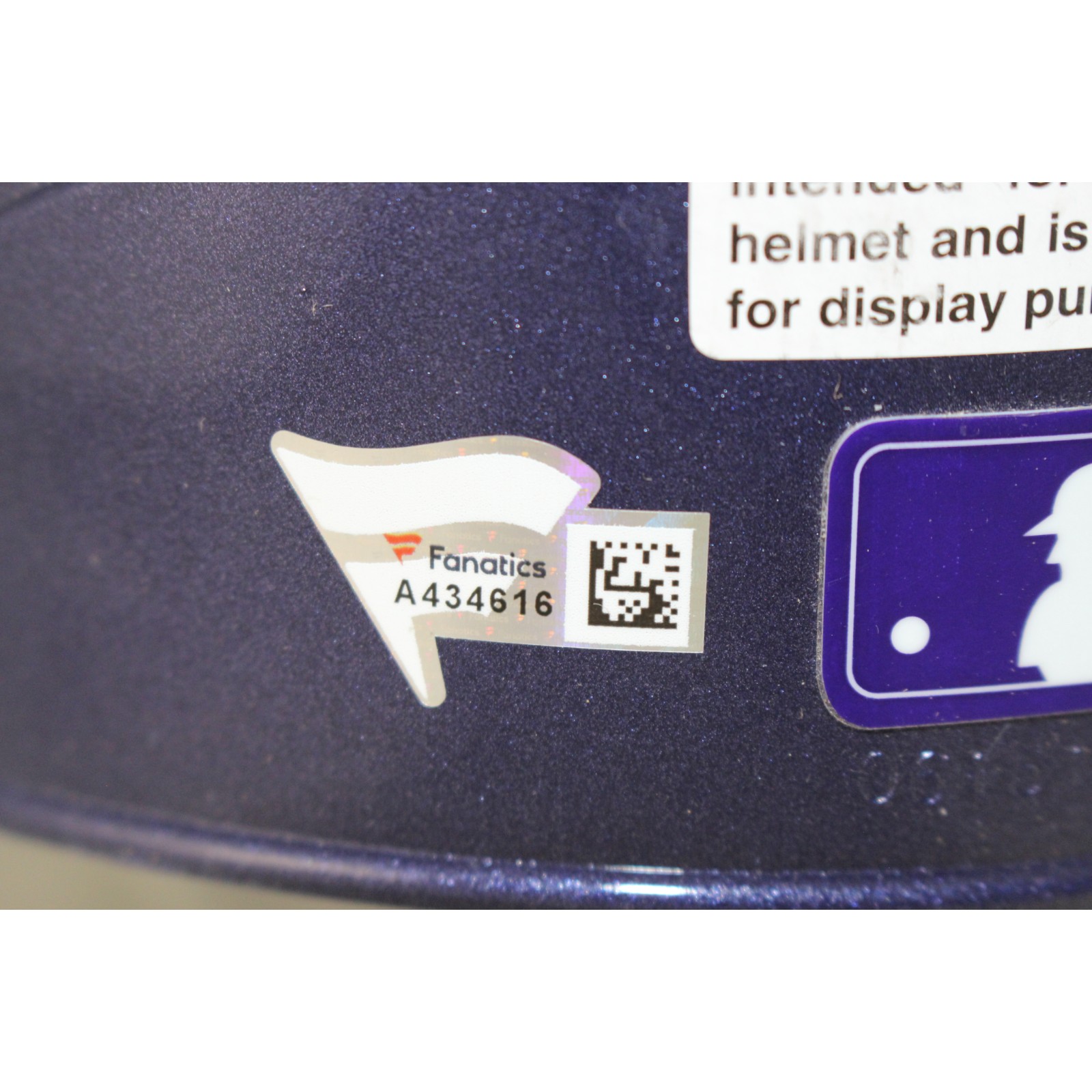 Charlie Blackmon Autographed Colorado Rockies Batting Helmet Fanatics 53286 3 Charlie Blackmon Autographed Colorado Rockies Batting Helmet Fanatics 53286