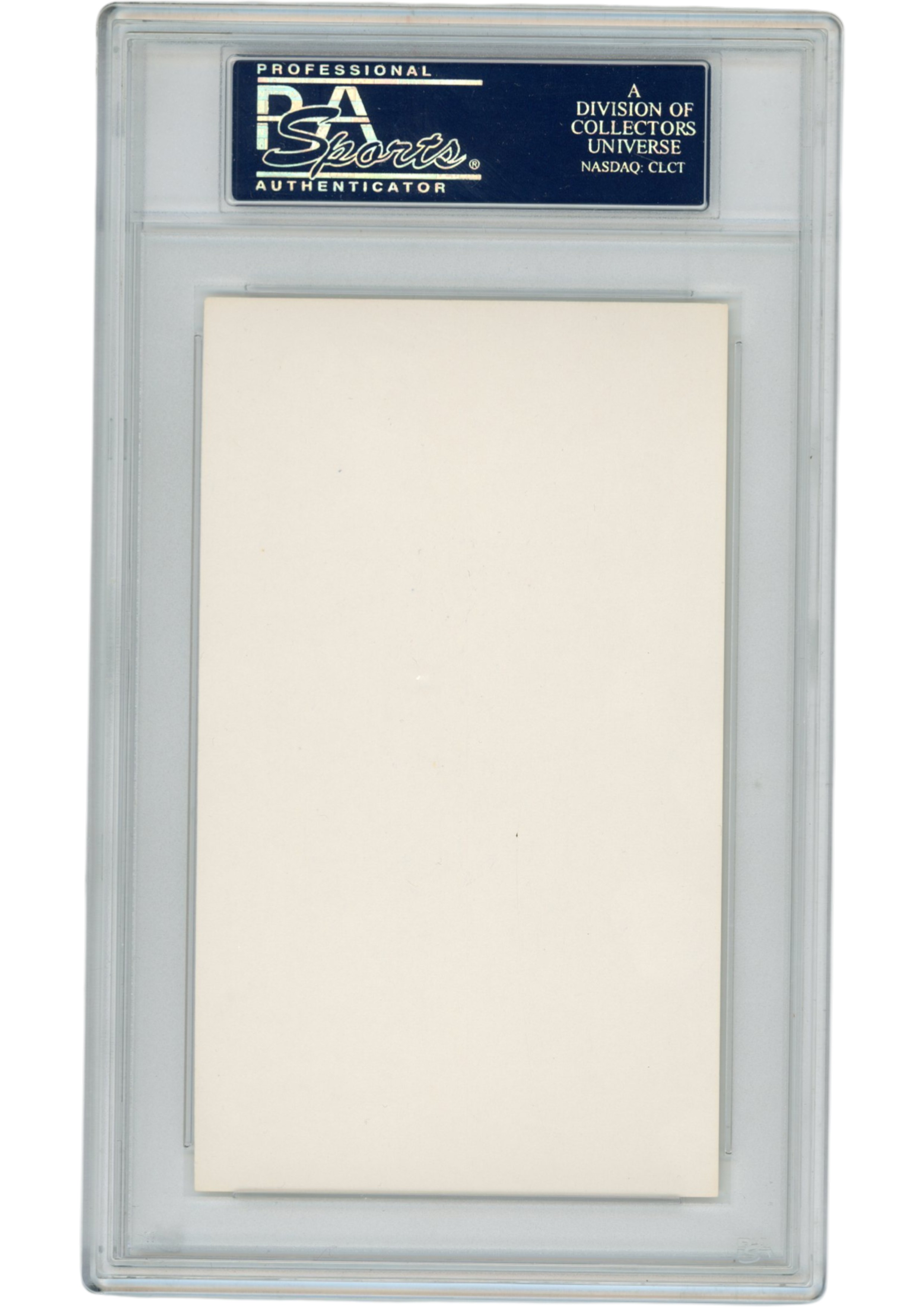 Earl Red Blaik Autographed/Signed Army Cadets Index Card Slabbed PSA 54933