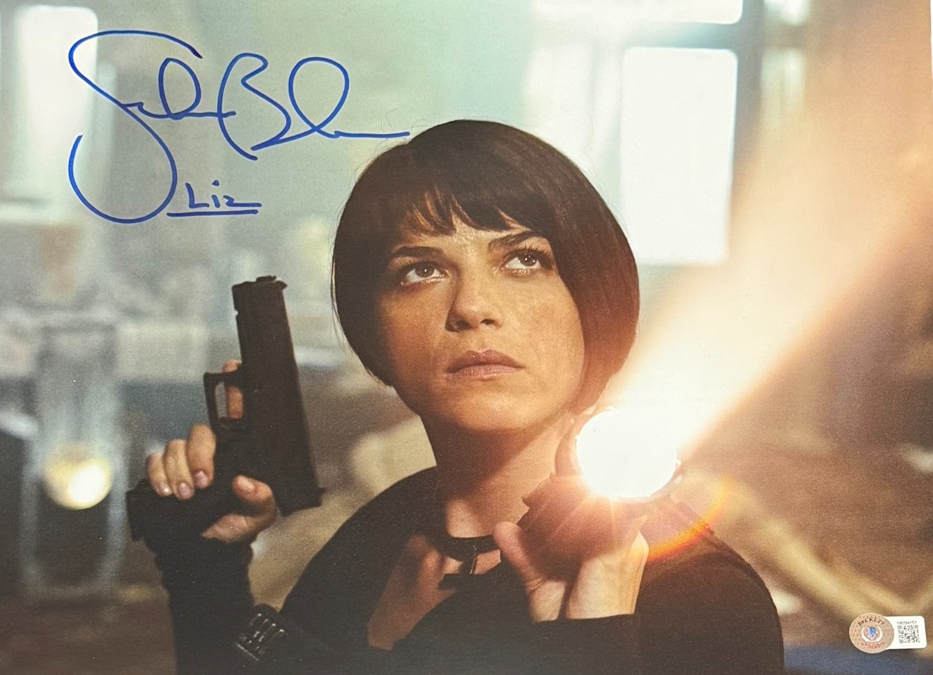 Selma Blair Autographed/Signed/Signed Hellboy 11x14 Photo Liz Beckett 54308