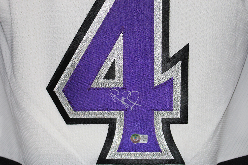 Rob Blake Autographed Los Angeles Kings White Replica Jersey Beckett