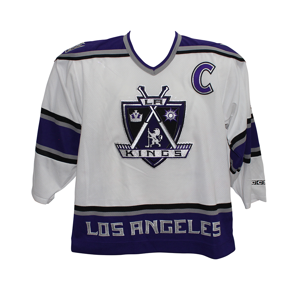 Rob Blake Autographed Los Angeles Kings White Replica Jersey Beckett