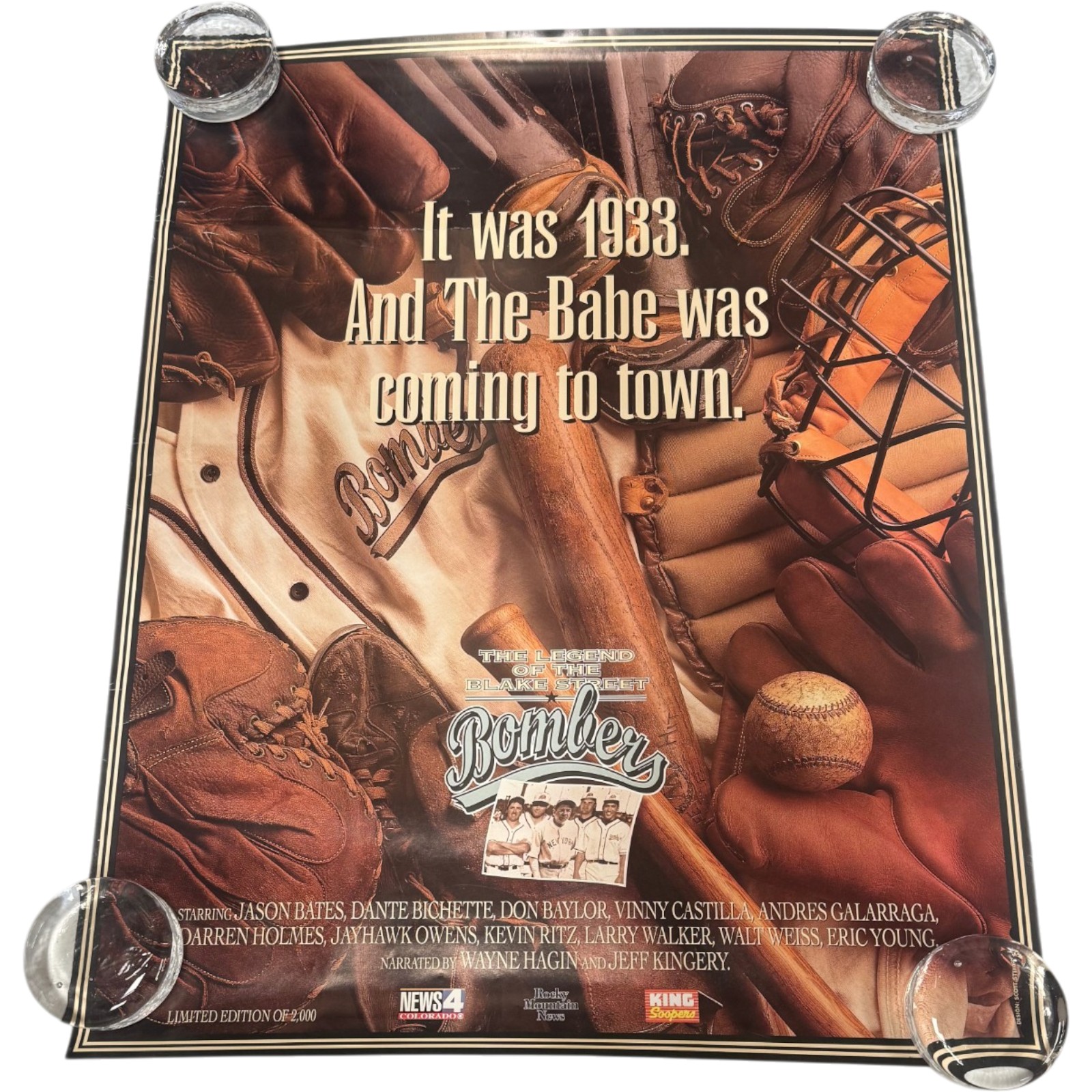 Colorado Rockies Blake Street Bombers Babe Ruth Style 18x24 Poster 57552