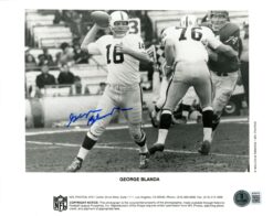 George Blanda Autographed/Signed Oakland Raiders 8x10 Photo Beckett 56627