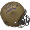Rocky Bleier Autographed Notre Dame Fighting Irish Mini Helmet Champs JSA 24737