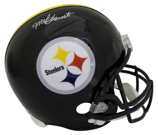 Mel Blount Autographed/Signed Pittsburgh Steelers Replica Helmet JSA 21545