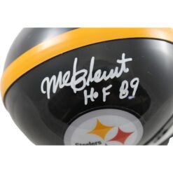 Mel Blount Autographed Pittsburgh Steelers TB VSR4 Mini Helmet HOF Beckett 55054