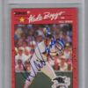 Wade Boggs Signed Boston Red Sox 1990 Donruss #712 Trading Card BAS 27060