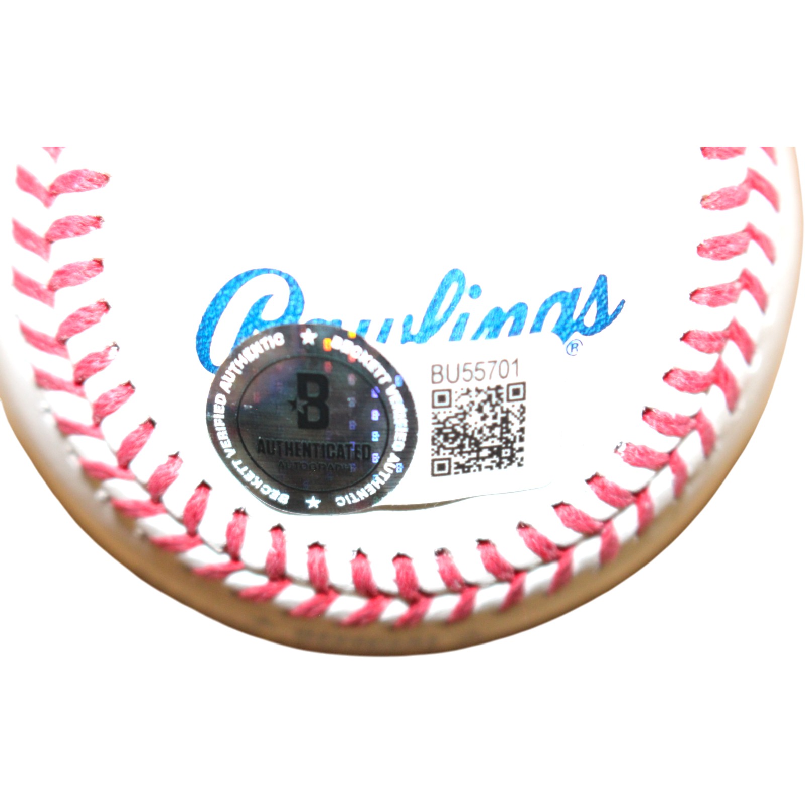 Alec Bohm Autographed Philadelphia Phillies OML Baseball Insc. Beckett 54465