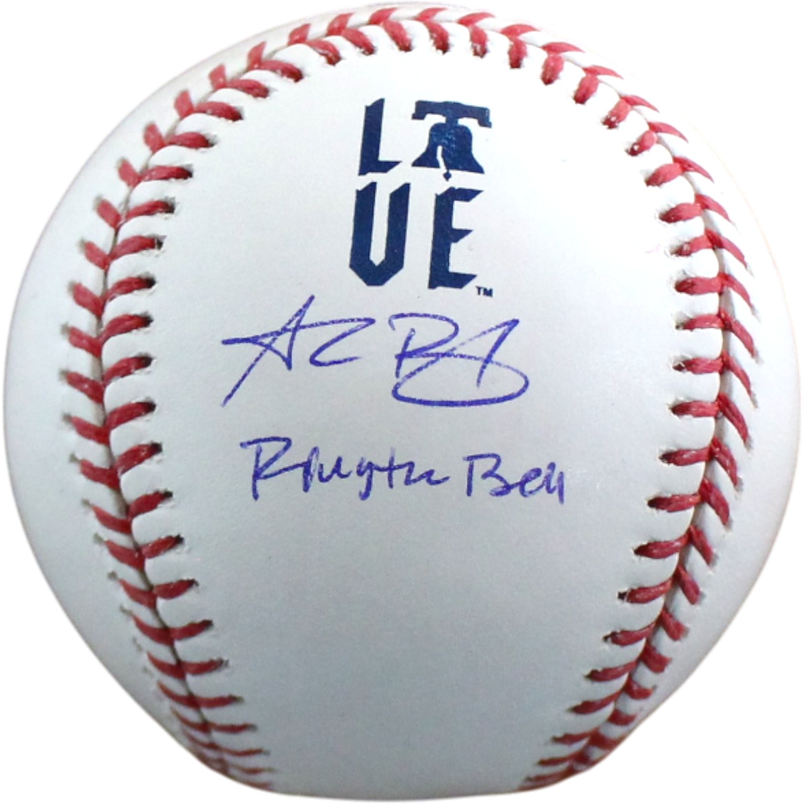 Alec Bohm Autographed Philadelphia Phillies OML Baseball Insc. Beckett 54464