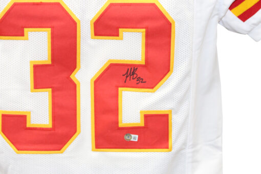 Nick Bolton Autographed Kansas City Chiefs Pro Style White XL Jersey BAS