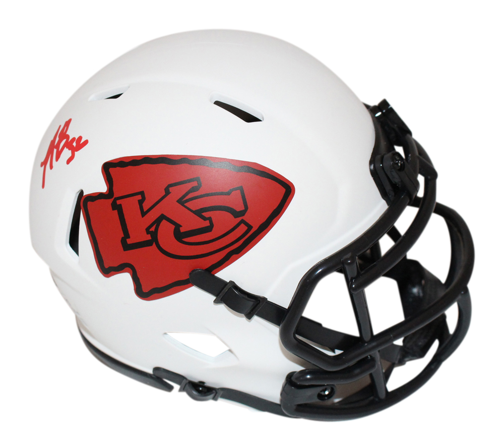 Nick Bolton Autographed Kansas City Chiefs lunar Mini Helmet BAS