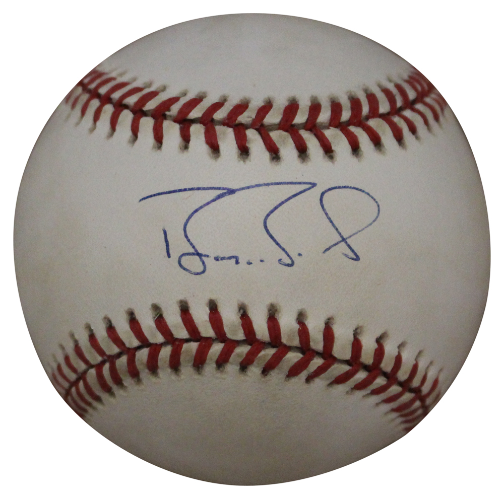Barry Bonds Autographed San Francisco Giants National League Baseball BAS 32157
